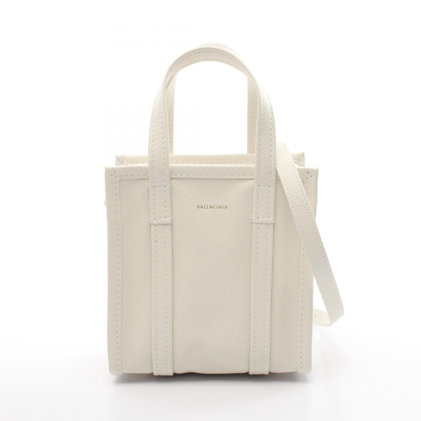 Balenciaga Bazar Shopper XXS Leather Handbag