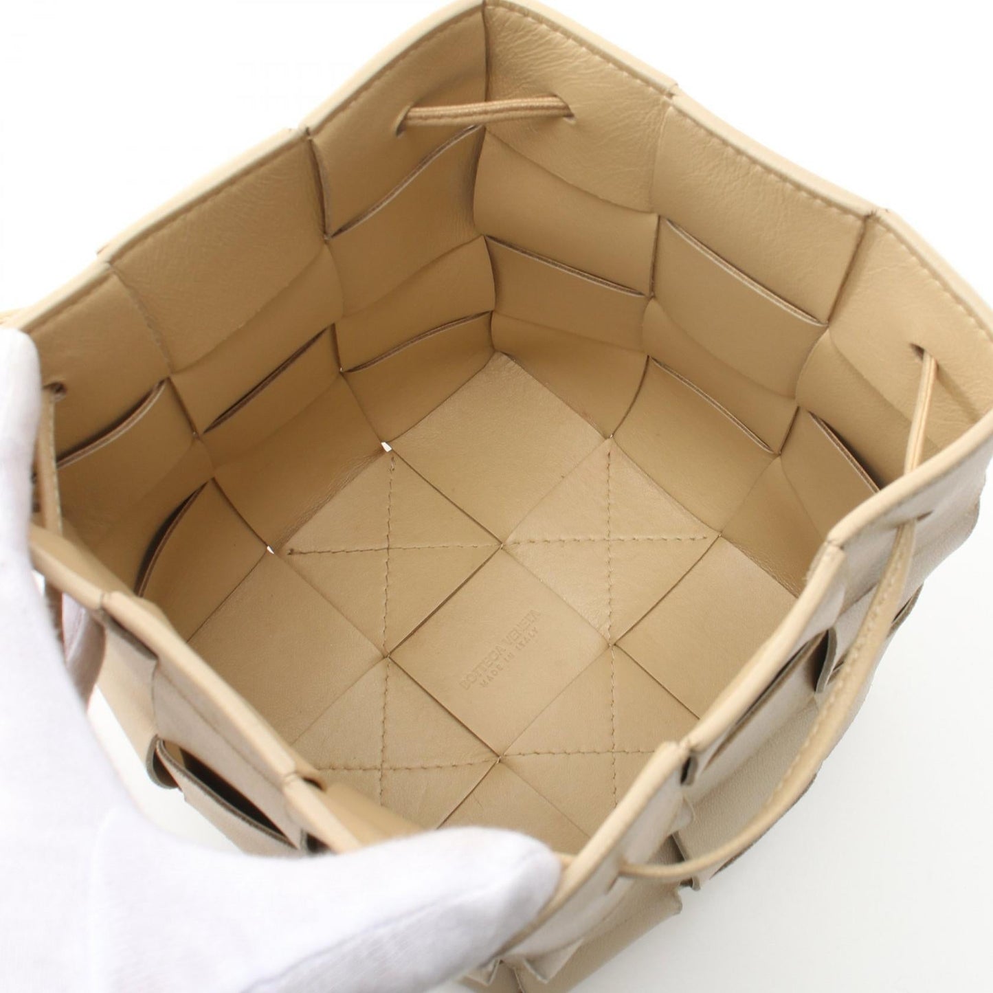 Bottega Veneta Leather Cassette Small Shoulder Bag