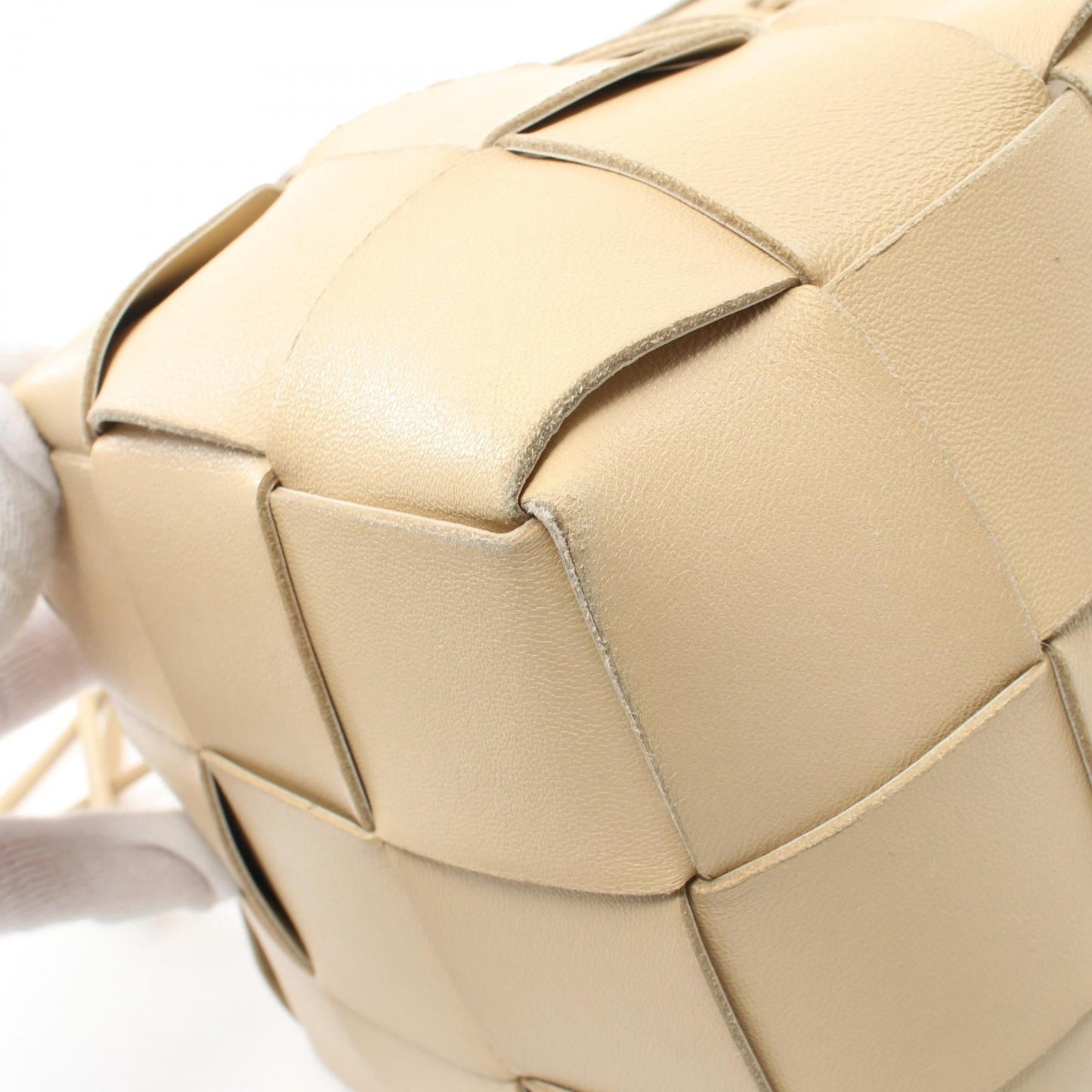 Bottega Veneta Leather Cassette Small Shoulder Bag