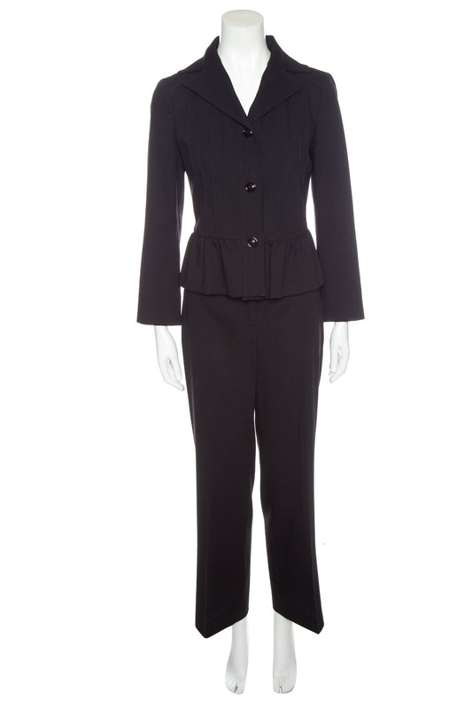 Valentino Black Suit Set SZ 42