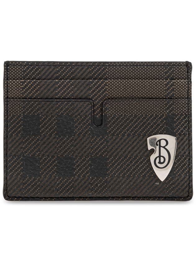 Burberry B Shield Card Wallet Slate