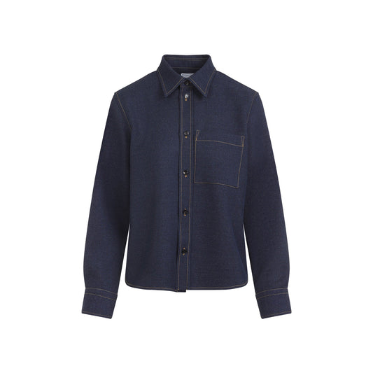 Bottega Veneta Wool Drill Shirt Women