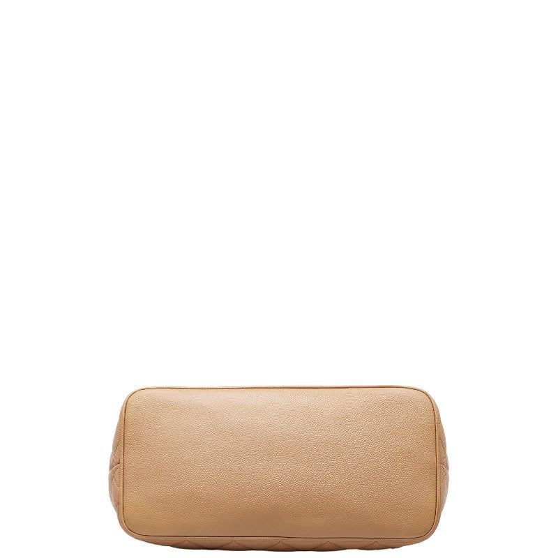 Chanel Caviar Skin Matelasse Medallion Tote Bag