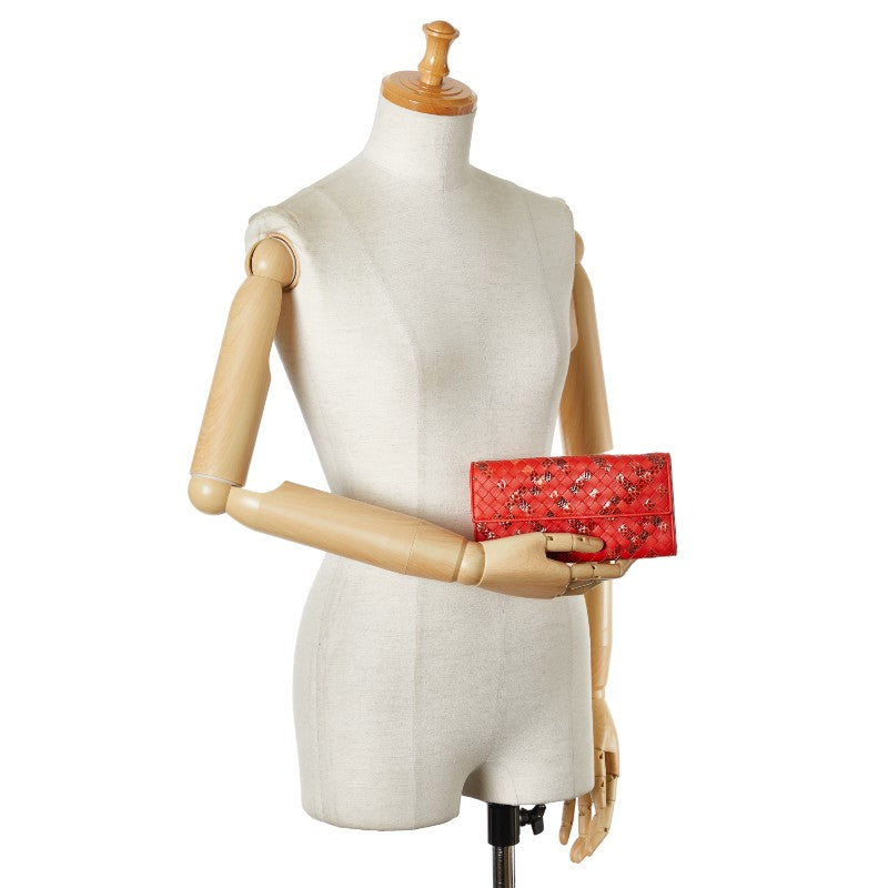 Bottega Veneta Intrecciato Leather Long Wallet