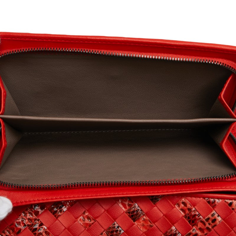 Bottega Veneta Intrecciato Leather Long Wallet