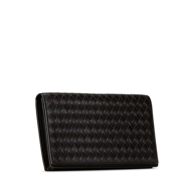 Bottega Veneta Intrecciato Leather Long Wallet