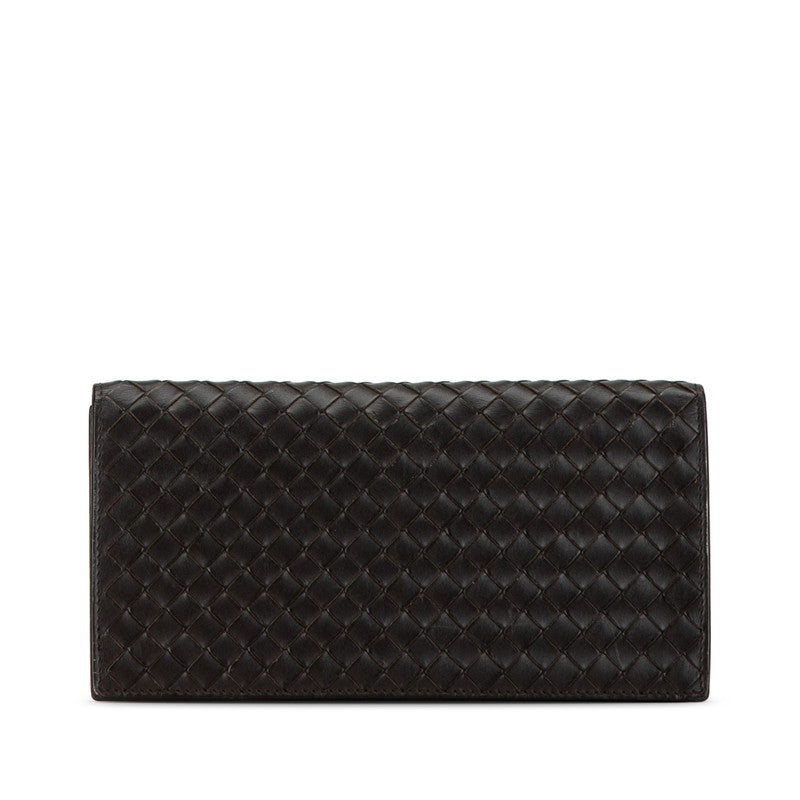 Bottega Veneta Intrecciato Leather Long Wallet