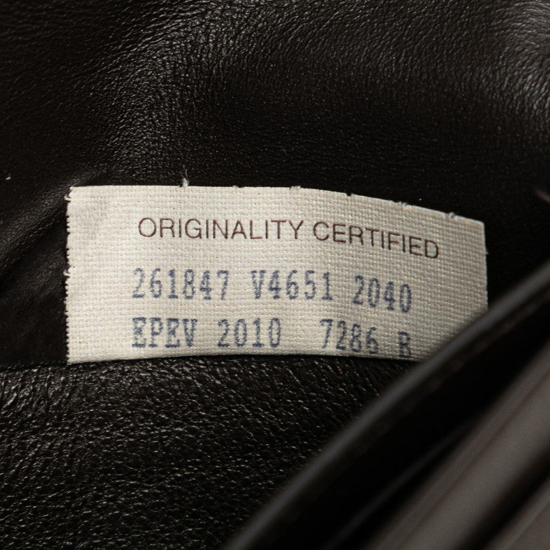 Bottega Veneta Intrecciato Leather Long Wallet