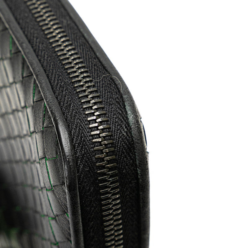 Bottega Veneta Intrecciato Leather Zip-Around Wallet