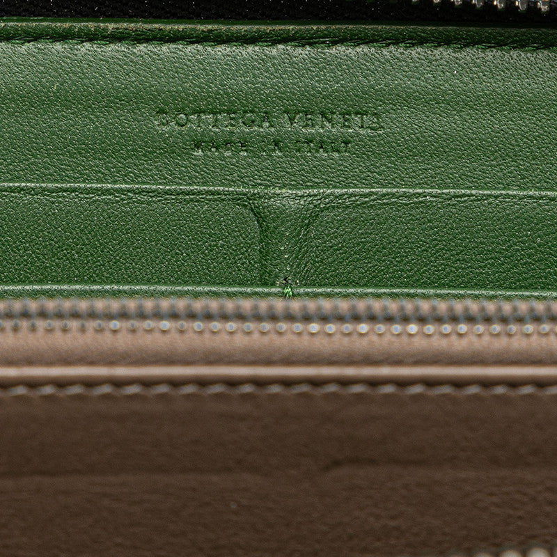 Bottega Veneta Intrecciato Leather Zip-Around Wallet
