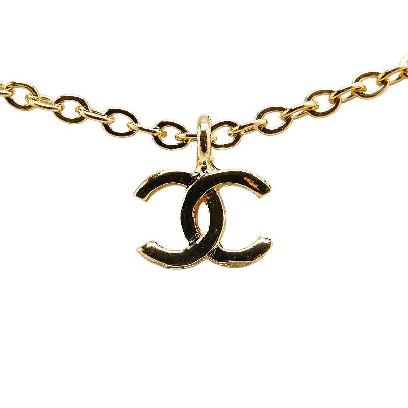 Chanel Vintage Coco Mark Necklace Gold