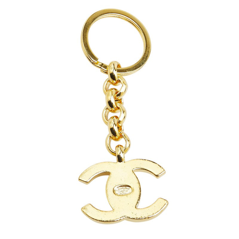 Chanel Vintage Coco Mark Turnlock Keyring Keychain