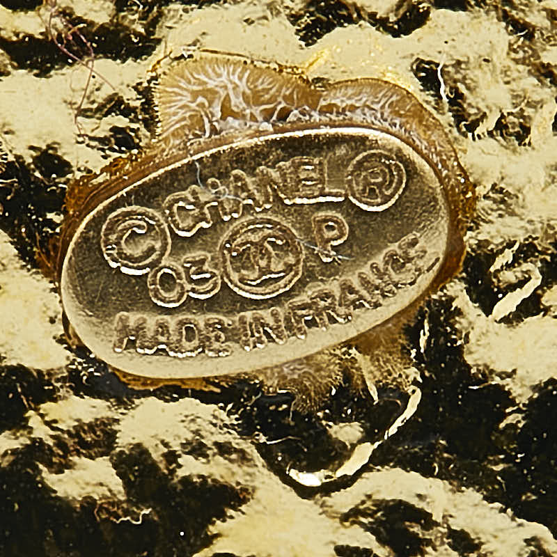 Chanel Clover Motif Brooch Gold Plated