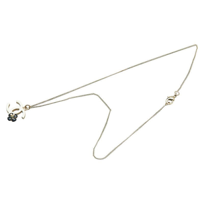 Chanel Camellia Necklace Gold Plated