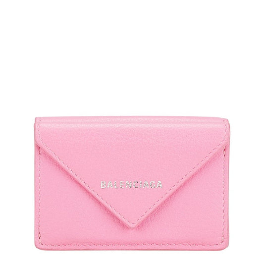 Balenciaga Leather Paper Mini Wallet