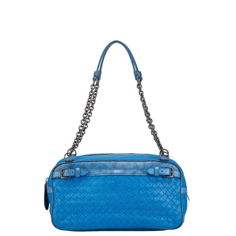 Bottega Veneta Intrecciato Leather Python Tote