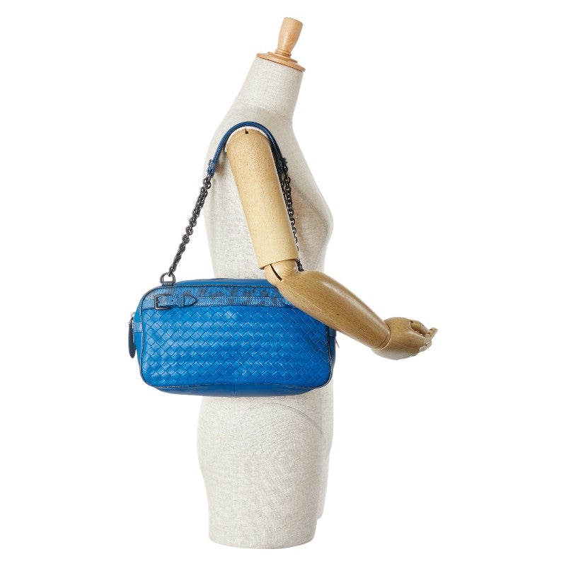 Bottega Veneta Intrecciato Leather Python Tote