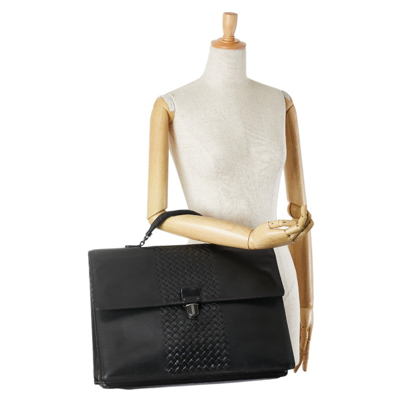 Bottega Veneta Intrecciato Leather Briefcase