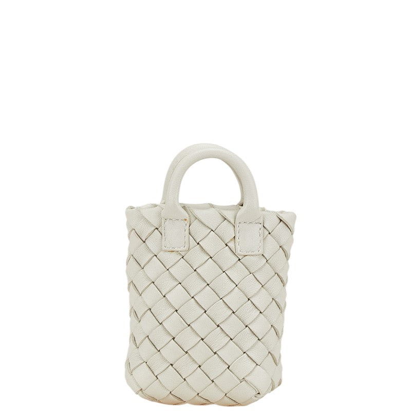 Bottega Veneta Leather Bag Charm Keychain