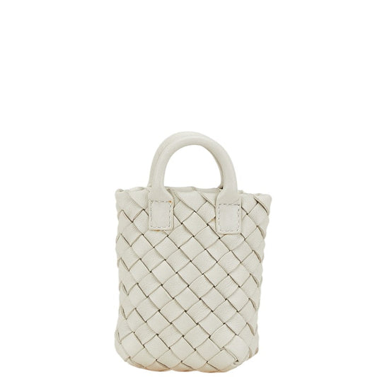 Bottega Veneta Leather Bag Charm Keychain