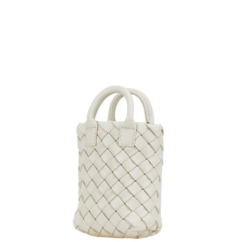 Bottega Veneta Leather Bag Charm Keychain