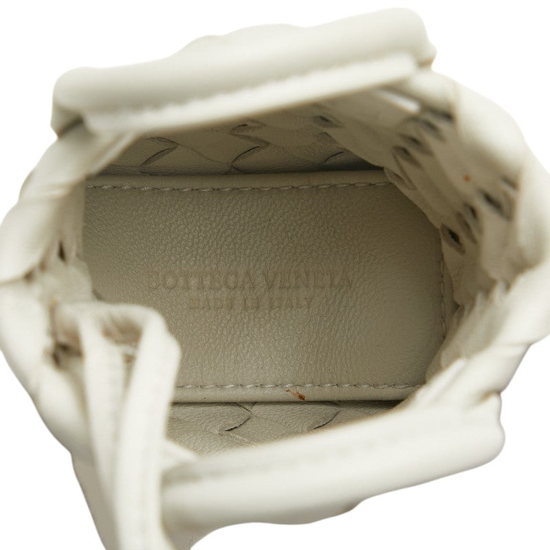 Bottega Veneta Leather Bag Charm Keychain