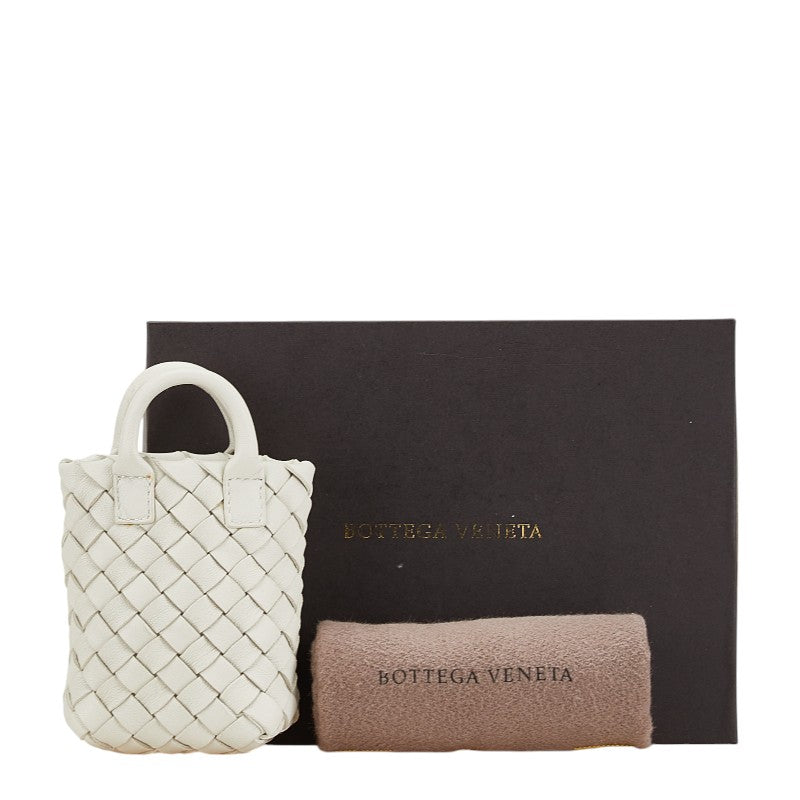 Bottega Veneta Leather Bag Charm Keychain