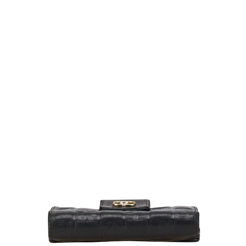 Chanel Icon Coco Mark Bifold Wallet Black