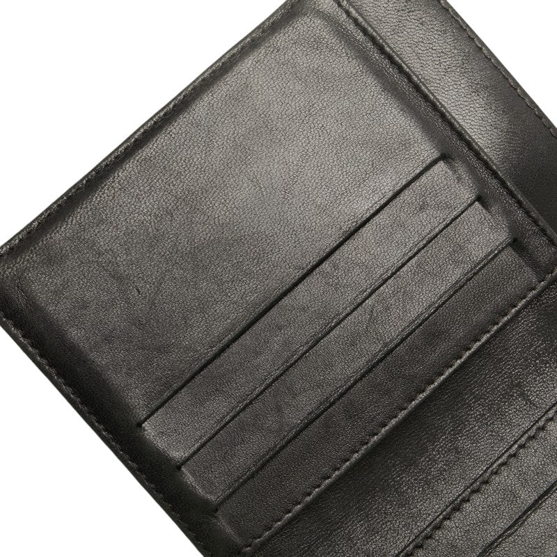 Chanel Icon Coco Mark Bifold Wallet Black
