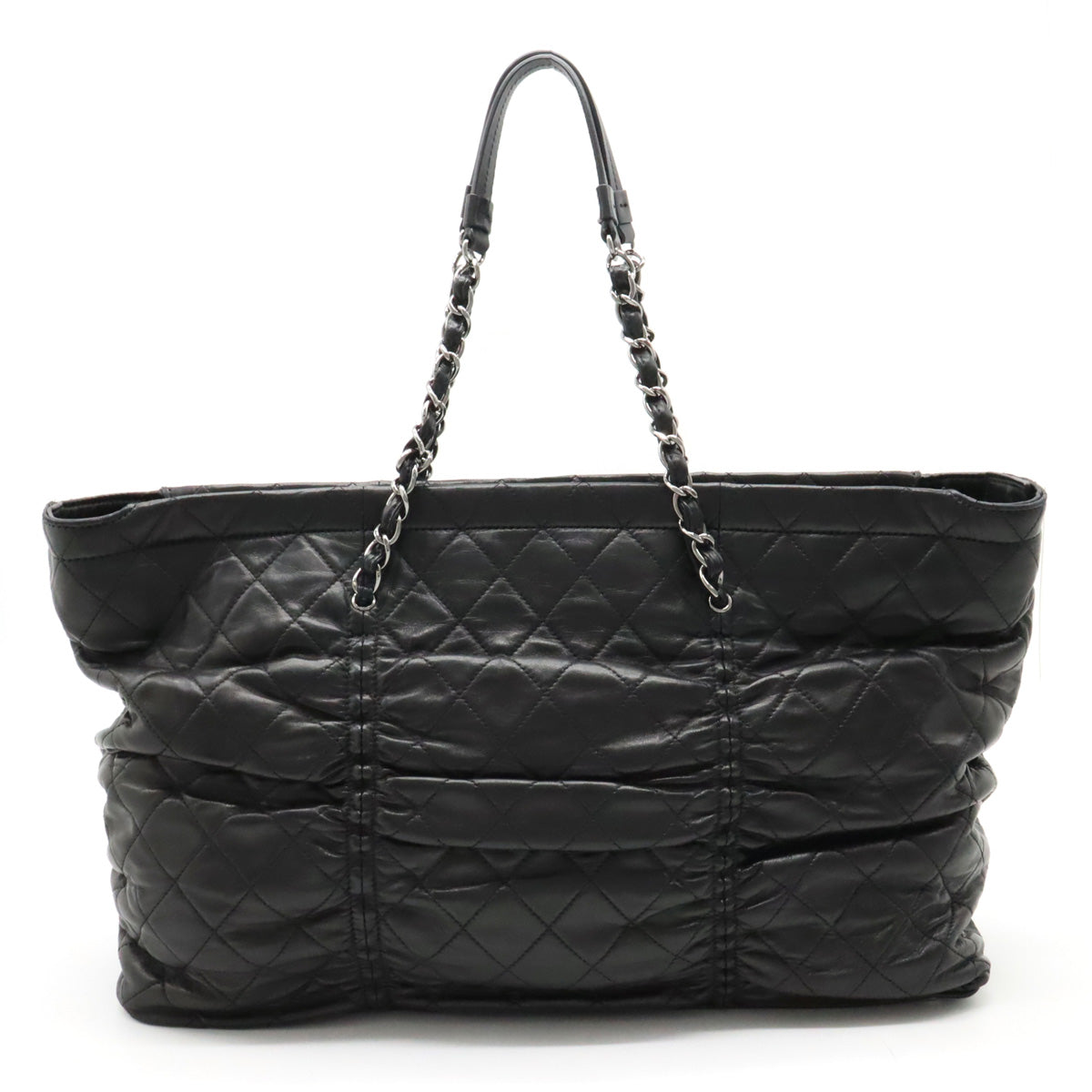 Chanel Leather Matelasse Gather Chain Tote