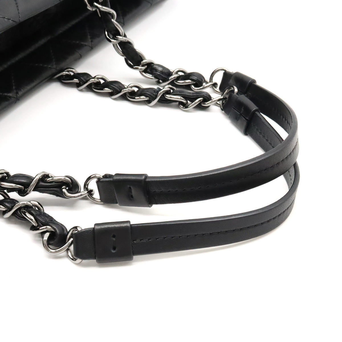 Chanel Leather Matelasse Gather Chain Tote