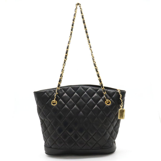 Chanel Leather Matelasse Tote Bag Shoulder Bag