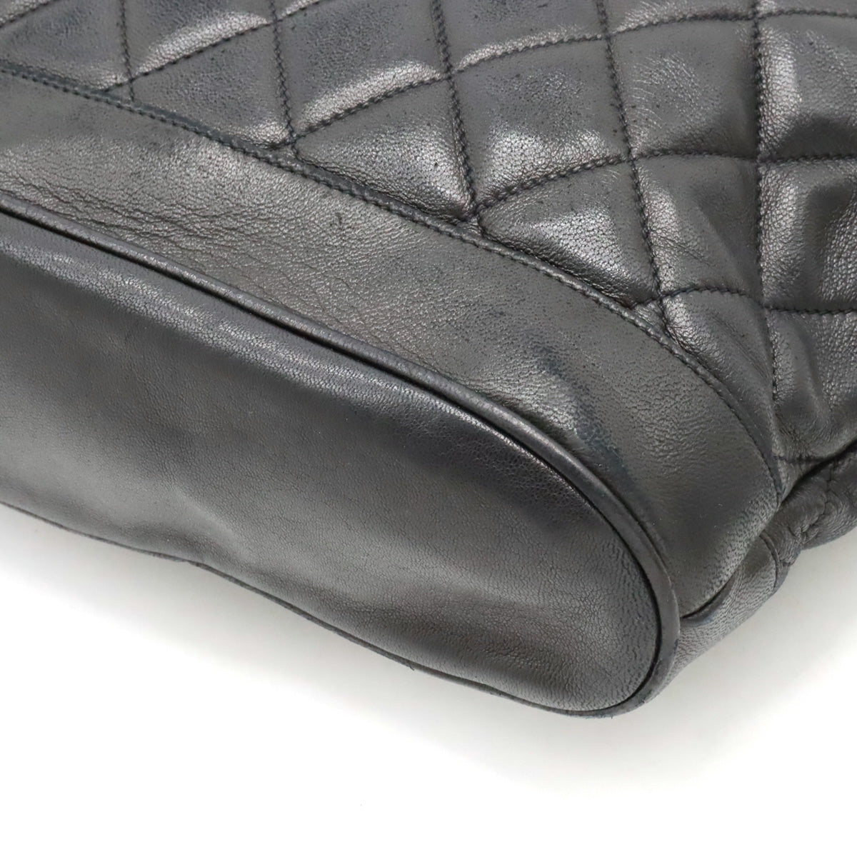 Chanel Leather Matelasse Tote Bag Shoulder Bag