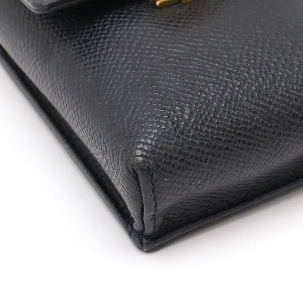 Chanel Caviar Skin Coco Mark iQOS Case Leather Black