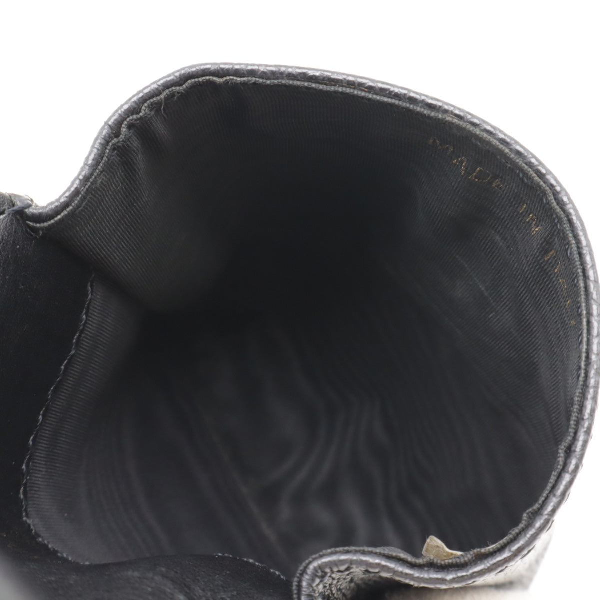 Chanel Caviar Skin Coco Mark iQOS Case Leather Black