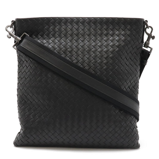 Bottega Veneta Leather Intrecciato Shoulder Bag