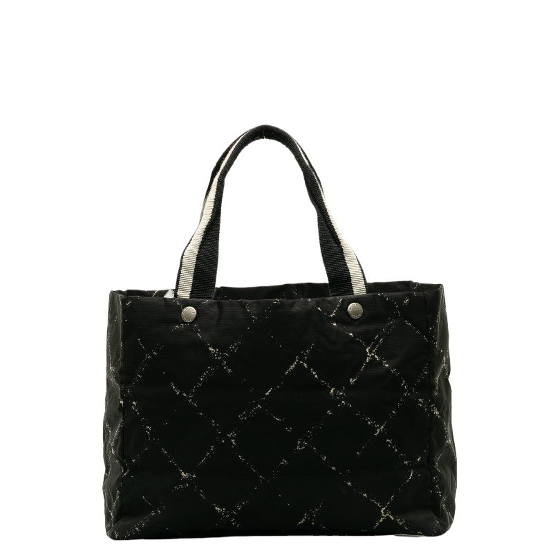 Chanel Nylon Tote Bag Black