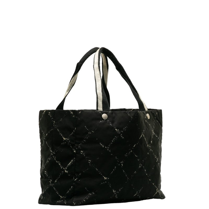 Chanel Nylon Tote Bag Black