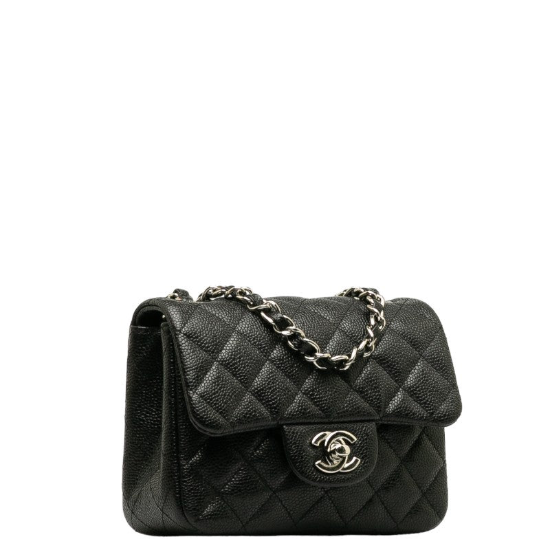 Chanel Caviar Skin Mini Matelasse Chain Shoulder Bag