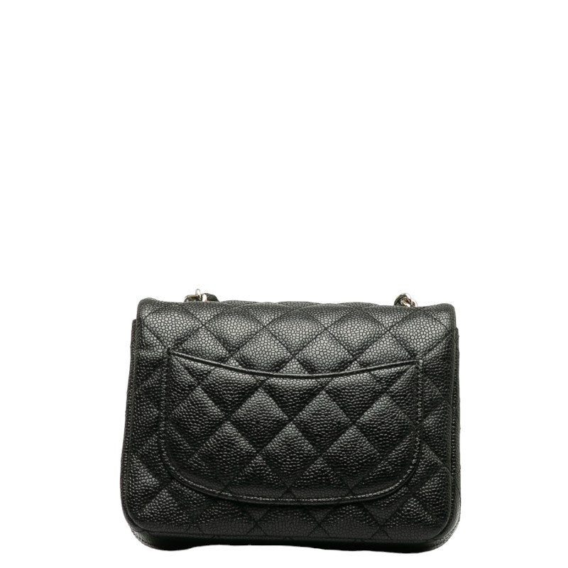 Chanel Caviar Skin Mini Matelasse Chain Shoulder Bag