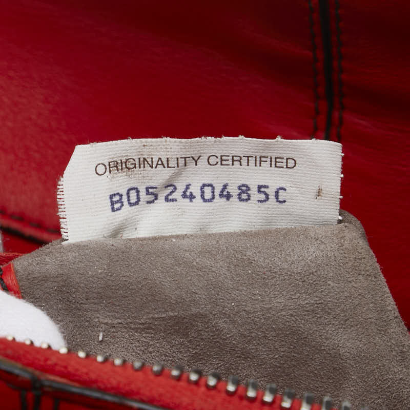 Bottega Veneta Intrecciato Leather Handbag Red