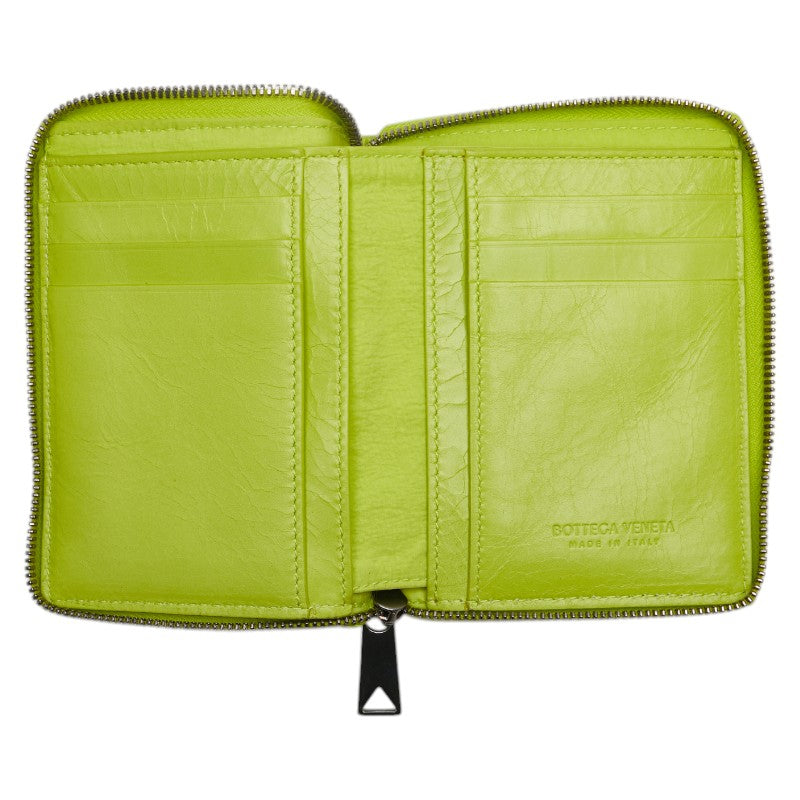 Bottega Veneta Leather Maxi Intrecciato Wallet