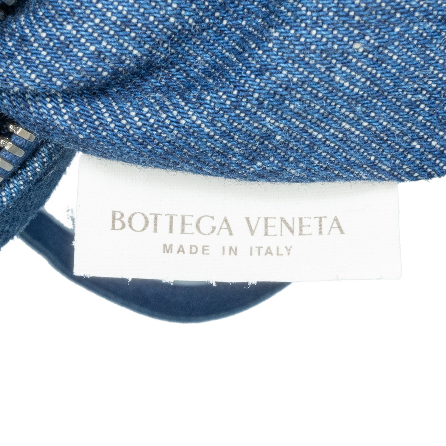Bottega Veneta Sac Small Denim Intreccio Camera Bag