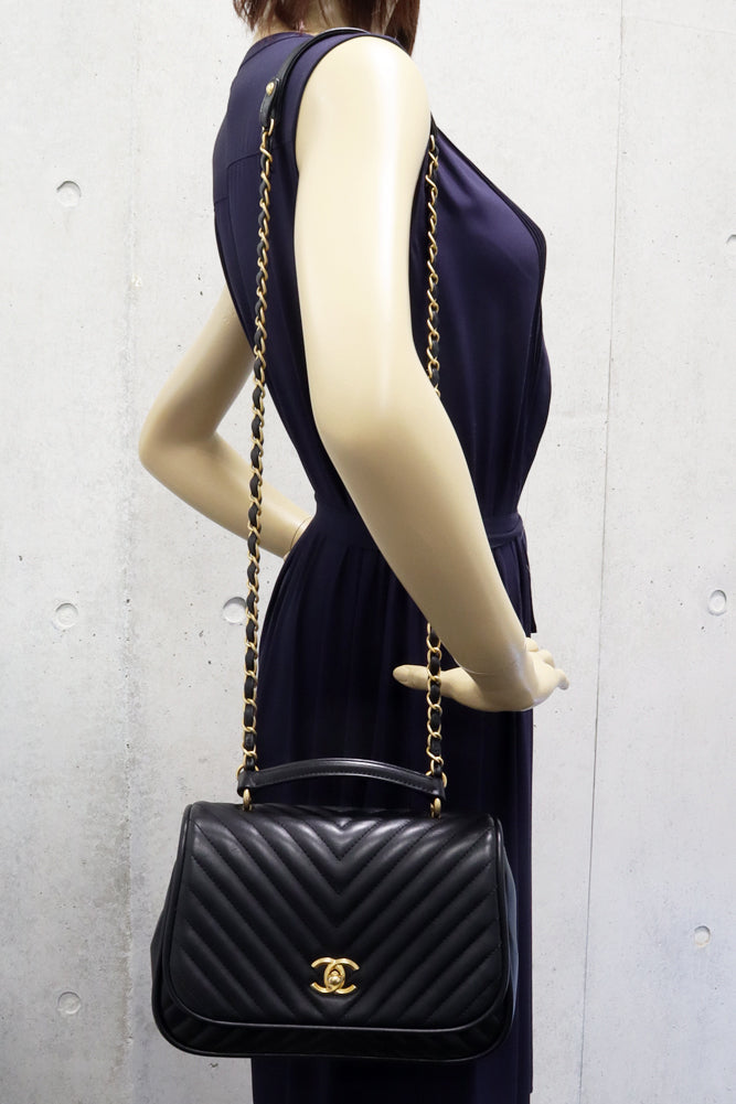 Chanel Lambskin 2WAY Shoulder Bag A98792