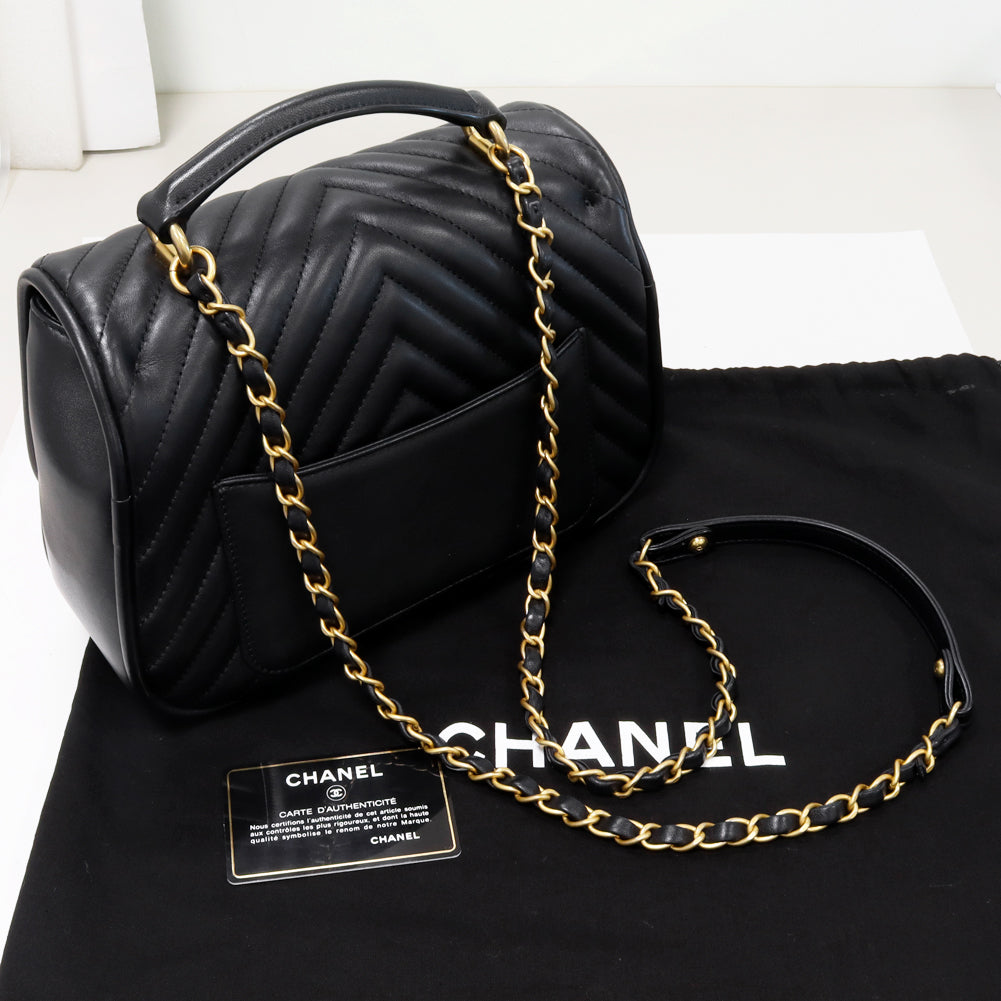 Chanel Lambskin 2WAY Shoulder Bag A98792