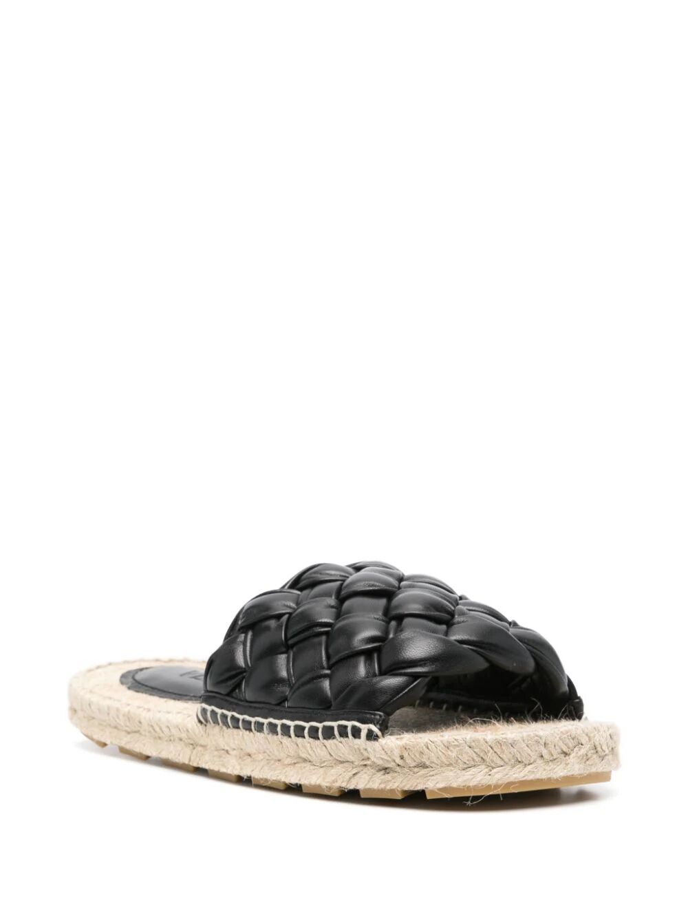 Bottega Veneta Women Intrecciato Leather Slides