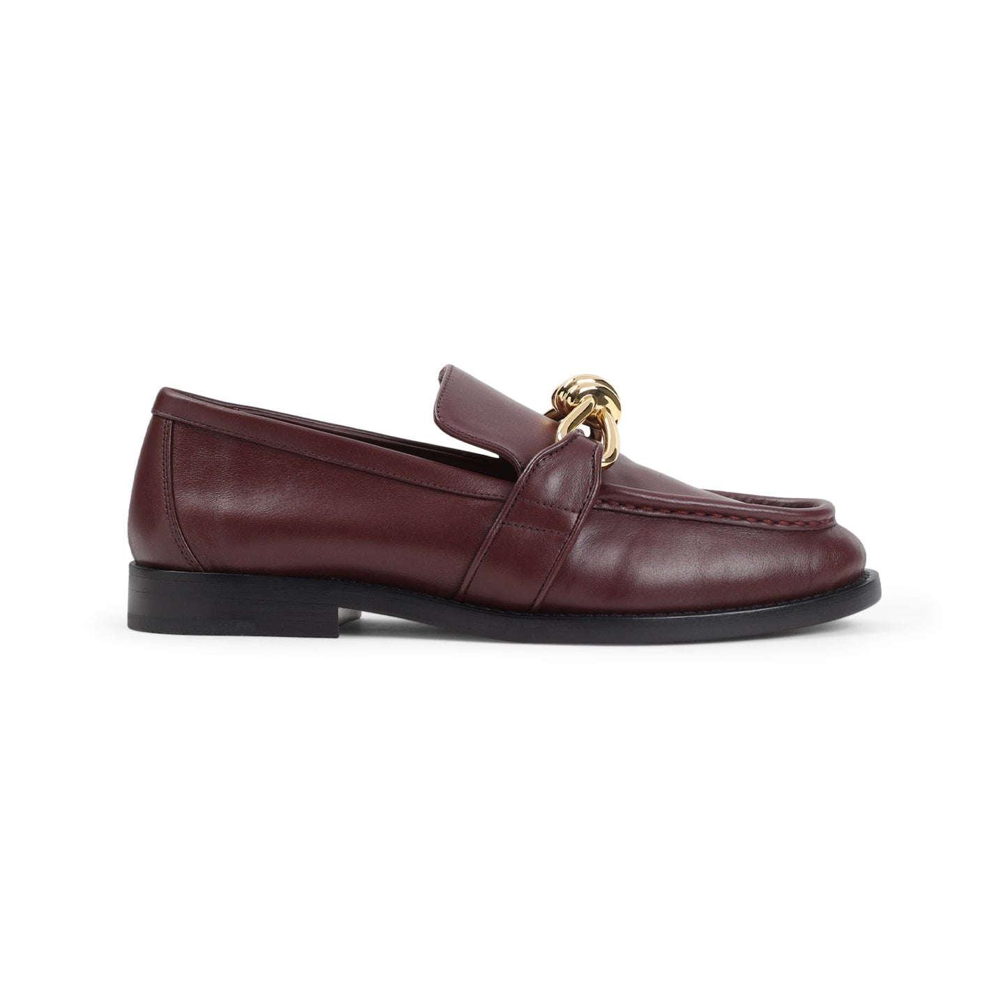 Bottega Veneta Astair Metallic Knot Loafer Women