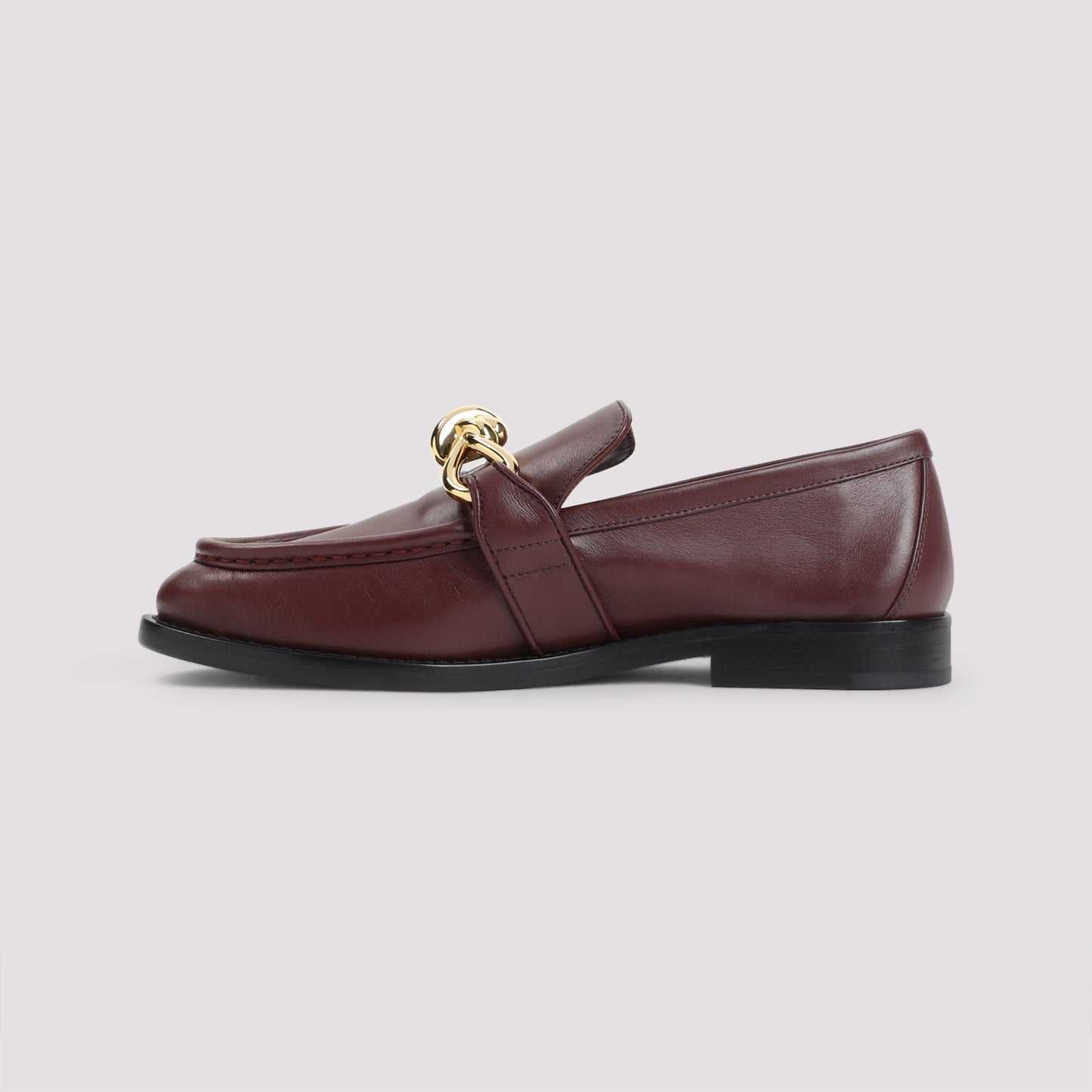 Bottega Veneta Astair Metallic Knot Loafer Women