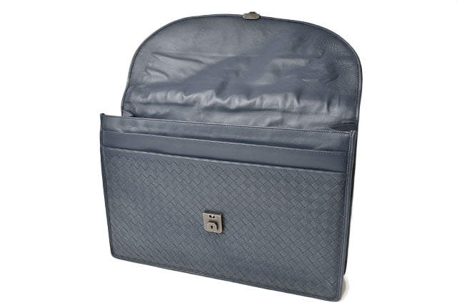 Bottega Veneta Leather Business Bag/Briefcase Navy