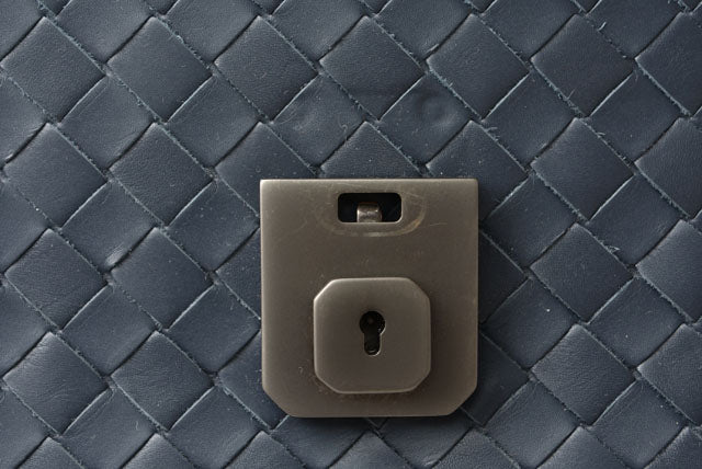 Bottega Veneta Leather Business Bag/Briefcase Navy